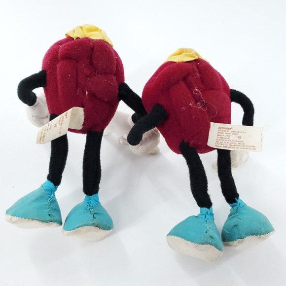 California Raisins 1988 Plush Figures Lot of 2 - Picture 3 of 5